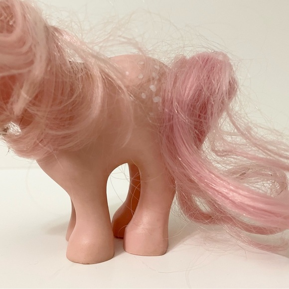 Vintage 1982 My Little Pony Cotton Candy Pink w/White Spots - Picture 7 of 14